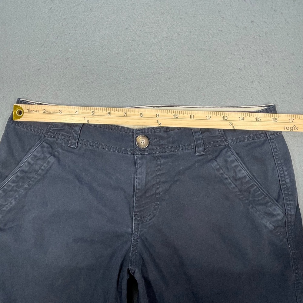 Eddie Bauer Navy Blue Blakely Chino Shorts Women Size 8 Petite - Picture 6 of 9
